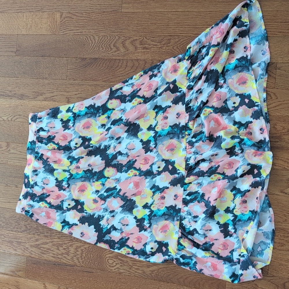 LOFT Outlet Abstract Floral Print Maxi Skirt - Medium